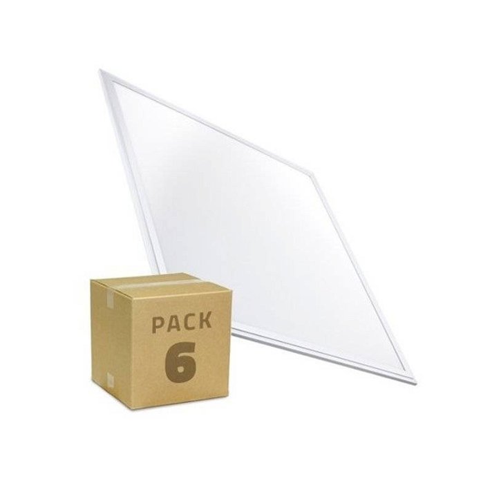 Pack x6 Panel LED ultrafino 60x60 3200lm