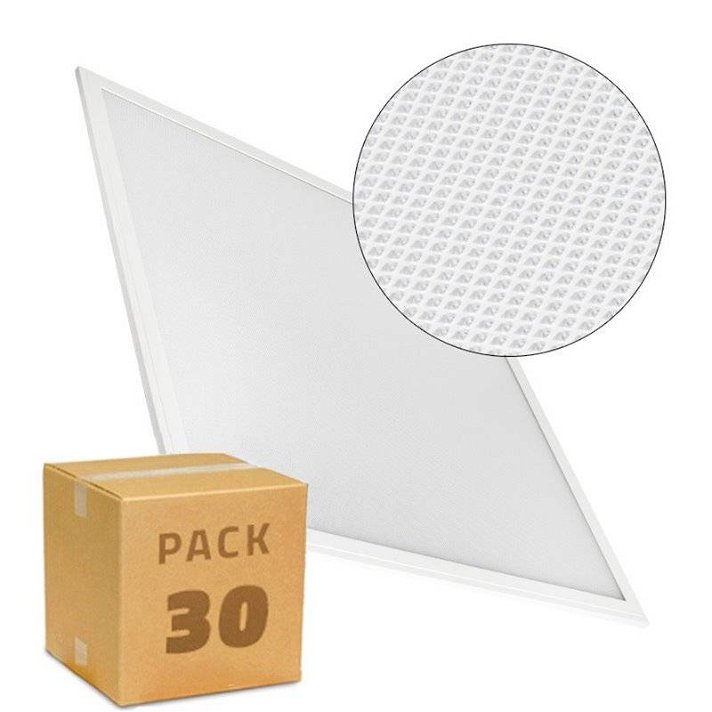 Pack x30 Panel LED ultrafino antideslumbramiento 4000lm