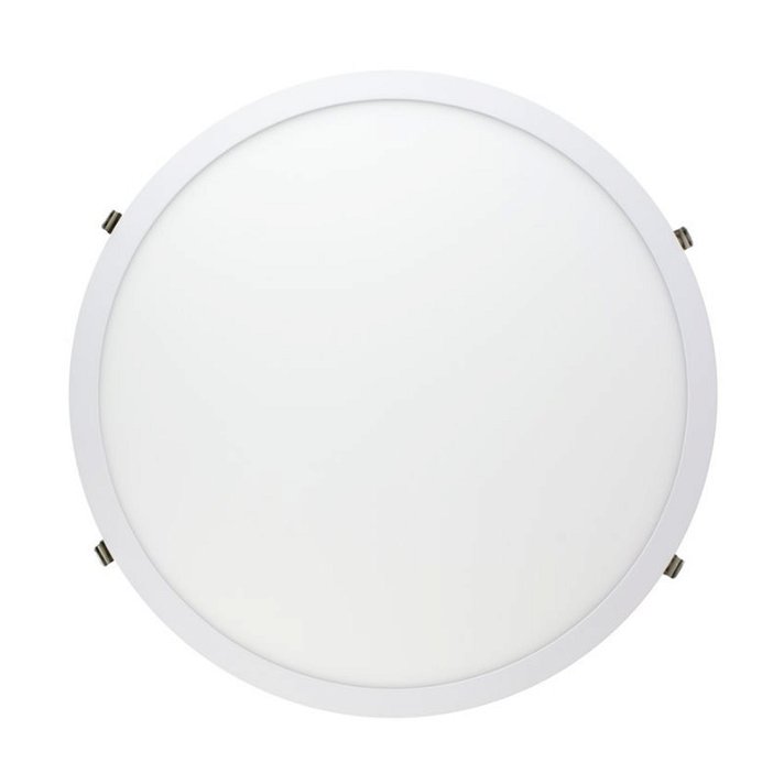 Placa LED ultrafina con diseño circular de 48W fabricada en aluminio en color blanco Moonled