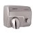 Secador de mãos manual com botão de acionamento fabricado em aço com acabamento acetinado cinzento Saniflow Mediclinics