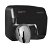 Secador de mãos automático fabricado em aço com acabamento Epoxy de cor preto Saniflow - Mediclinics