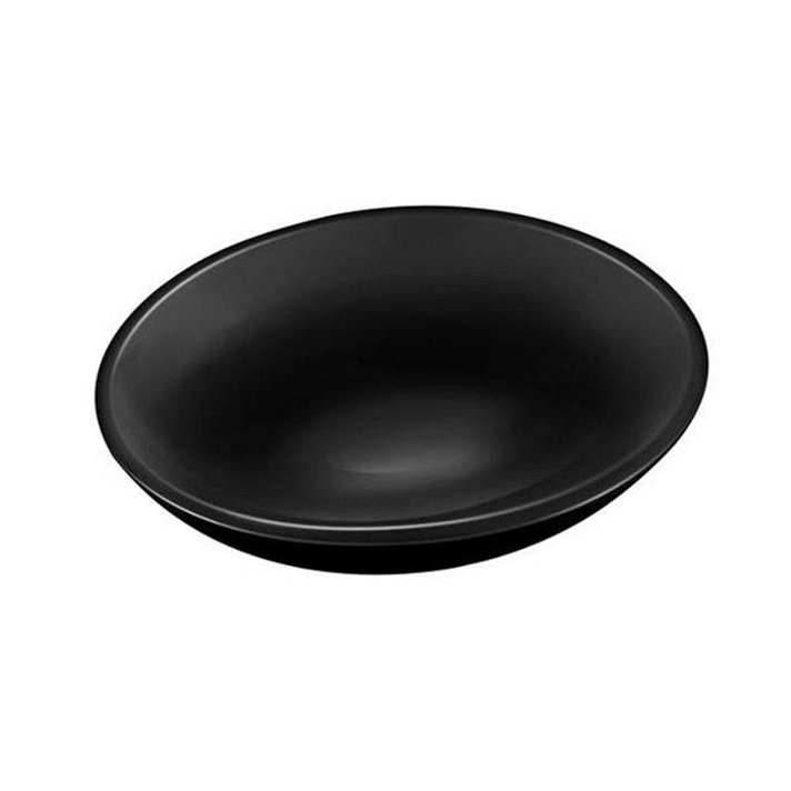 Porte-savon amovible avec design minimaliste et élégant de couleur noir brillant Saku COSMIC