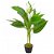 Planta artificial Anthurium de 90 cm hecha de plástico y poliéster con macetero VidaXL