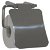 Mediclinics Medinox toilet paper holder with cover