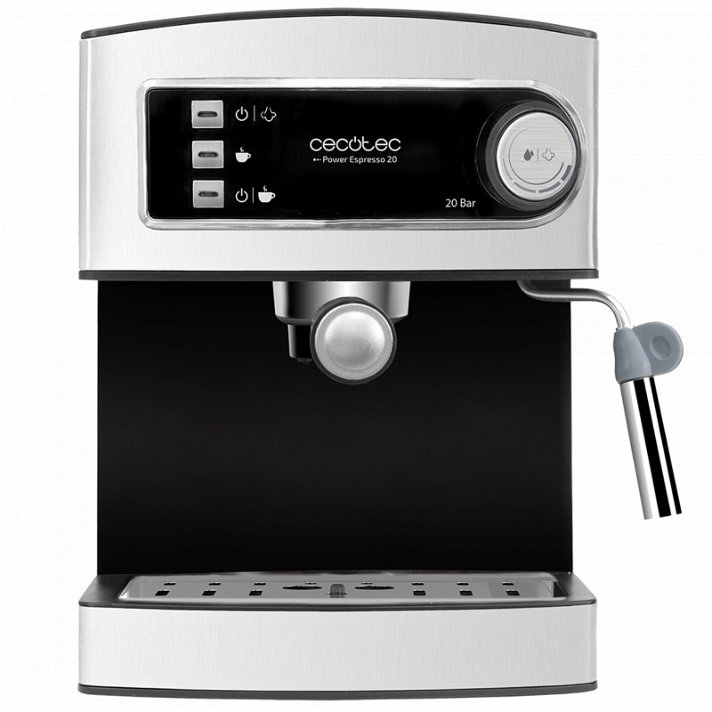 Machine à café express avec buse vapeur intégrée Manual Power Espresso 20 Cecotec