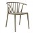Set di sedie con braccioli adatte per esterni con finitura colore sabbia Woody Resol