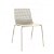 Lot de chaises pour intérieurs fabriquées en polypropylène et acier de couleur blanche Wire Resol