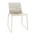 Pack de sillas para interior con pies estilo patín y acabado en color marfil Wire Resol