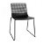 Pack de sillas para interior con pies estilo patín y acabado en color negro Wire Resol