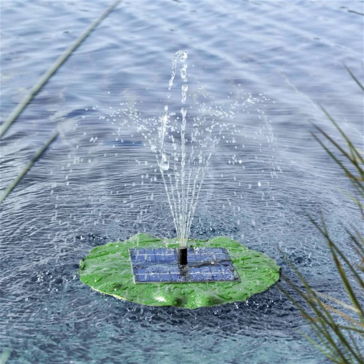Bomba flotante para estanque de polisilicona y monocristalino con un acabado en color verde HI