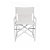 Pack de 2 sillas plegables con reposabrazos elaboradas en tela y polipropileno color blanco Boss Resol