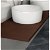 Bancada de casa de banho sem painel fabricada em resina e quartzo com textura de granito Nudespol