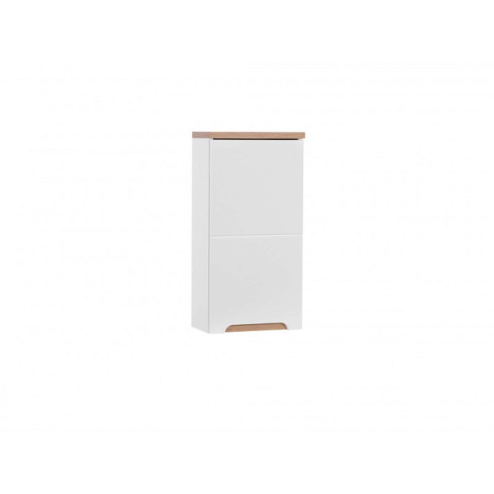 Gabinete colgante para baño con 2 estantes en color blanco alpino modelo Bali de Bim Furniture