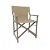 Pack de sillas plegables con apoyabrazos fabricadas con tela en colores beige y arena Boss Resol