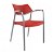 Set di sedie con braccioli rosse Splash Resol