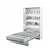 Cama vertical plegable de 200 cm en color Blanco de alto brillo de Bim Furniture