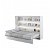 Cama horizontal plegable de 200 cm en color blanco de alto brillo Bim Furniture