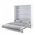 Lit vertical pliable disponible en 160 cm ou 180 cm couleur blanc mat Bim Furniture