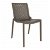 Pack de sillas con protección UV elaboradas en polipropileno color chocolate Netkat Resol
