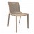 Lot de chaises empilables avec protection UV et finition sable Netkat Resol