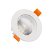 Foco LED circular direccionable Ø11x7'5cm 9W blanco