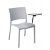 Set di sedie impilabili realizzate con acciaio e polipropilene colore bianco Fiona Congressi Resol