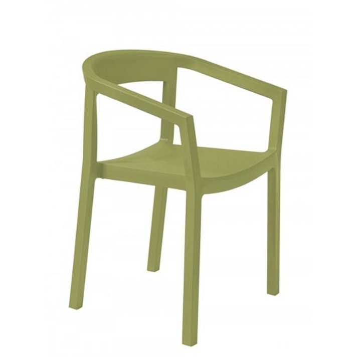 Set di 2 sedie con braccioli verdi Peach Resol