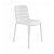Conjunto de cadeiras empilháveis fabricadas com proteção UV e acabamento de cor branca Gina Resol