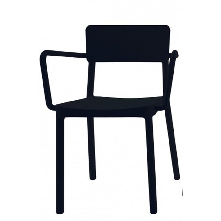 Set di sedie con braccioli realizzate in fibra di vetro di 60x82 cm Lisboa Resol