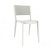 Lot de chaises avec protection UV fabriquées en polypropylène avec finition blanche Spot Resol