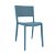 Lot de chaises en fibre de verre et en polypropylène de couleur bleu rétro Spot Resol