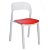 Set di sedie di 50 cm realizzate in polipropilene con finitura di colore bianco Ona Garbar