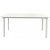 Mesa para exterior de 160 cm hecha en polipropileno y fibra de vidrio con acabado en color blanco Noa Solid Garbar