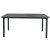 Table pour extérieur de 160 cm en polypropylène et fibre de verre avec finition de couleur gris foncé Noa Solid Garbar