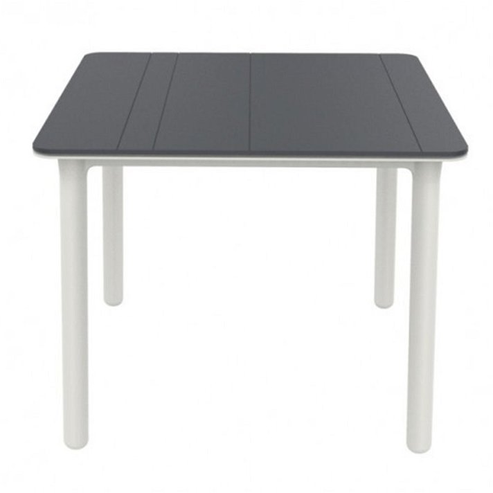 Table carrée en polypropylène et en fibre de verre résistante aux UV Noa Resol