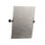 Espejo basculante para pared fabricado en acero inoxidable de 50 cm de ancho Presto