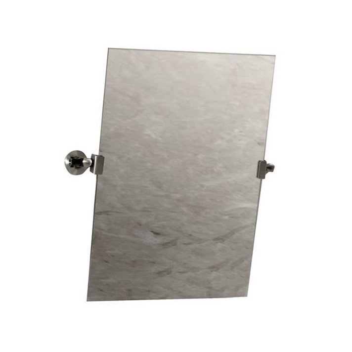 Espejo basculante para pared fabricado en acero inoxidable de 50 cm de ancho Presto