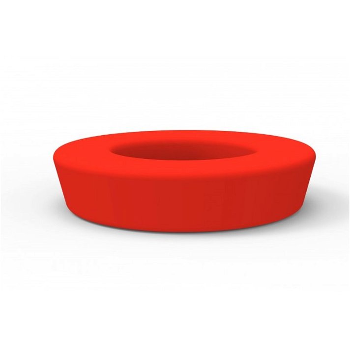 Bancada redonda roja HOOP de Resol