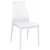 Lot de quatre chaises pour extérieur en polypropylène et en fibre de verre blanc Miranda Garbar