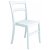 Lot de chaises pour extérieur fabriqué en polypropylène et en fibre de verre blanc Tiffany Garbar