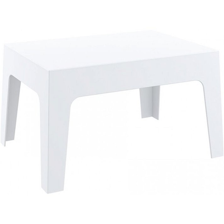 Table d'appoint pour extérieur de 43x50x70 cm et de couleur blanche Urban Garbar