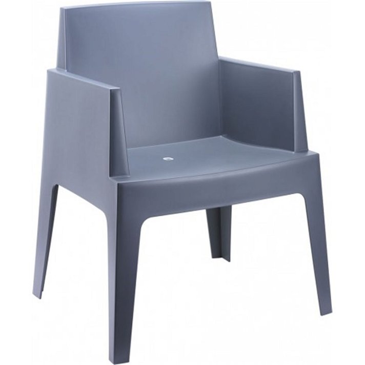 Garbar Box dark grey outdoor armchair