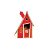 Maisonnette pour enfants 1,24m² Peter rouge Outdoor Toys