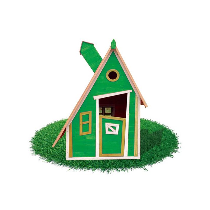 Casetta per bambini 1,24m² Peter verde Outdoor Toys