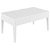Tavolino da salotto da esterni colore bianco Miami Garbar
