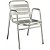 Conjunto de cadeiras com braços de alumínio Sea Garbar