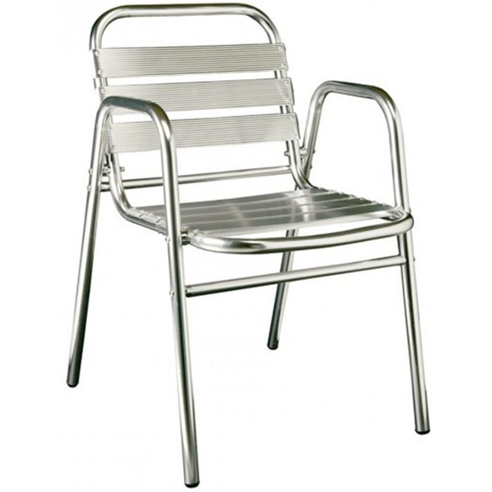Conjunto de cadeiras com braços de alumínio Sea Garbar