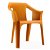 Lot de 31 chaises avec accoudoirs de couleur orange Cool Resol