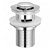 Clever Orion drain valve 62mm with a metallic finish