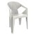 Lot de 24 chaises avec accoudoirs fabriqués en polypropylène de couleur blanche Delta Resol